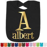 Name & Initial Foil Baby Bib (Personalized)