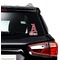 Name & Initial Graphic Car Decal (On Car Window)