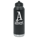 Name & Initial Water Bottle - Laser Engraved (Personalized)