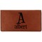 Name & Initial Leather Checkbook Holder - Main