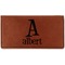 Name & Initial Leatherette Checkbook Holder (Personalized)