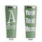 Name & Initial Light Green RTIC Everyday Tumbler - 28 oz. - Front and Back