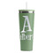 Name & Initial RTIC Everyday Tumbler with Straw - 28oz - Light Green - Single-Sided (Personalized)