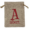 Name & Initial Burlap Gift Bag (Personalized)