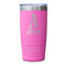 Name & Initial Pink Polar Camel Tumbler - 20oz - Single Sided - Approval