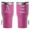 Name & Initial RTIC Tumbler - Magenta - Double Sided - Front & Back