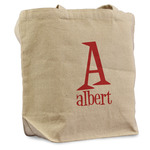 Name & Initial Reusable Cotton Grocery Bag - Single (Personalized)