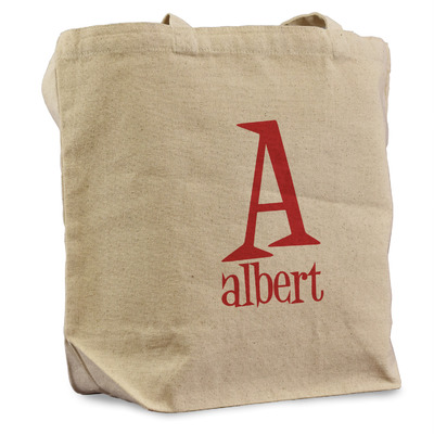 Name & Initial Reusable Cotton Grocery Bag (Personalized)