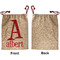 Name & Initial Santa Bag - Approval - Front
