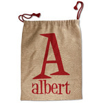 Name & Initial Santa Sack - Single-Sided (Personalized)