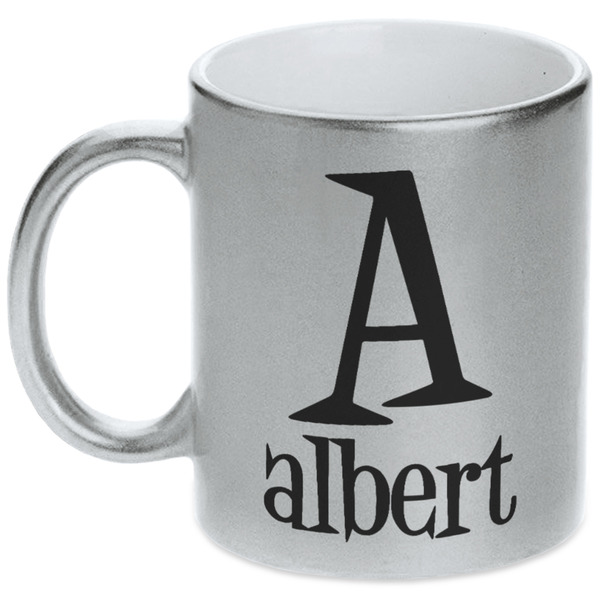 Name & Initial Silver Mug - Main
