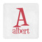 Name & Initial Standard Decorative Napkin - Front View