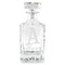 Name & Initial Whiskey Decanter - 26oz Square - FRONT