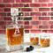 Name & Initial Whiskey Decanters - 26oz Rect - LIFESTYLE