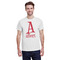 Name & Initial T-Shirt - White - Small (Personalized)