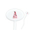 Name & Initial Oval Plastic Stir Sticks (Personalized)