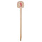 Name & Initial Wooden 6" Food Pick - Round - Single Pick