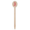 Name & Initial Wooden Food Pick - Oval - Single Pick