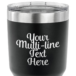 Multiline Text 30 oz Stainless Steel Tumbler (Personalized)