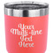 Multiline Text 30 oz Stainless Steel Ringneck Tumbler - Coral - CLOSE UP
