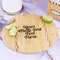 Multiline Text Bamboo Cutting Board - In Context