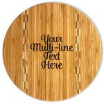 Multiline Text Bamboo Cutting Board (Personalized)