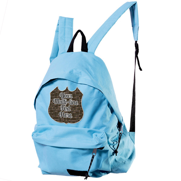 Multiline Text Custom Shape Iron On Patches - XL single APPROVAL