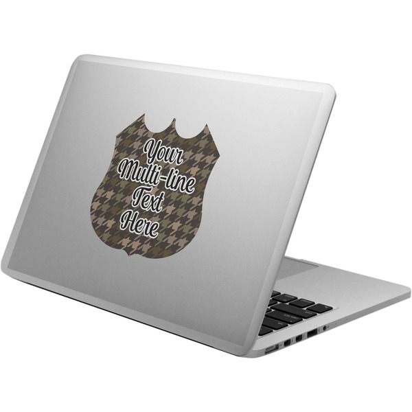 Custom Multiline Text Laptop Decal (Personalized)