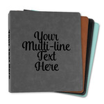 Multiline Text Leather Binder - 1" (Personalized)