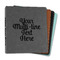 Multiline Text Leather Binders - 1" - Color Options