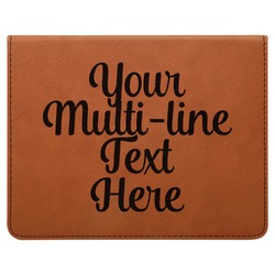 Multiline Text Leatherette 4-Piece Wine Tool Set (Personalized)