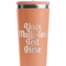 Multiline Text Peach RTIC Everyday Tumbler - 28 oz. - Close Up