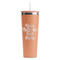 Multiline Text RTIC Everyday Tumbler with Straw - 28oz - Peach - Single-Sided (Personalized)