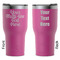 Multiline Text RTIC Tumbler - Magenta - Double Sided - Front & Back