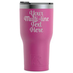 Multiline Text RTIC Tumbler - Magenta - Laser Engraved - Single-Sided (Personalized)