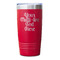 Multiline Text Red Polar Camel Tumbler - 20oz - Single Sided - Approval