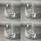 Multiline Text Set of Four Personalized Stemless Wineglasses (Approval)