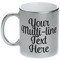 Multiline Text Silver Mug - Main