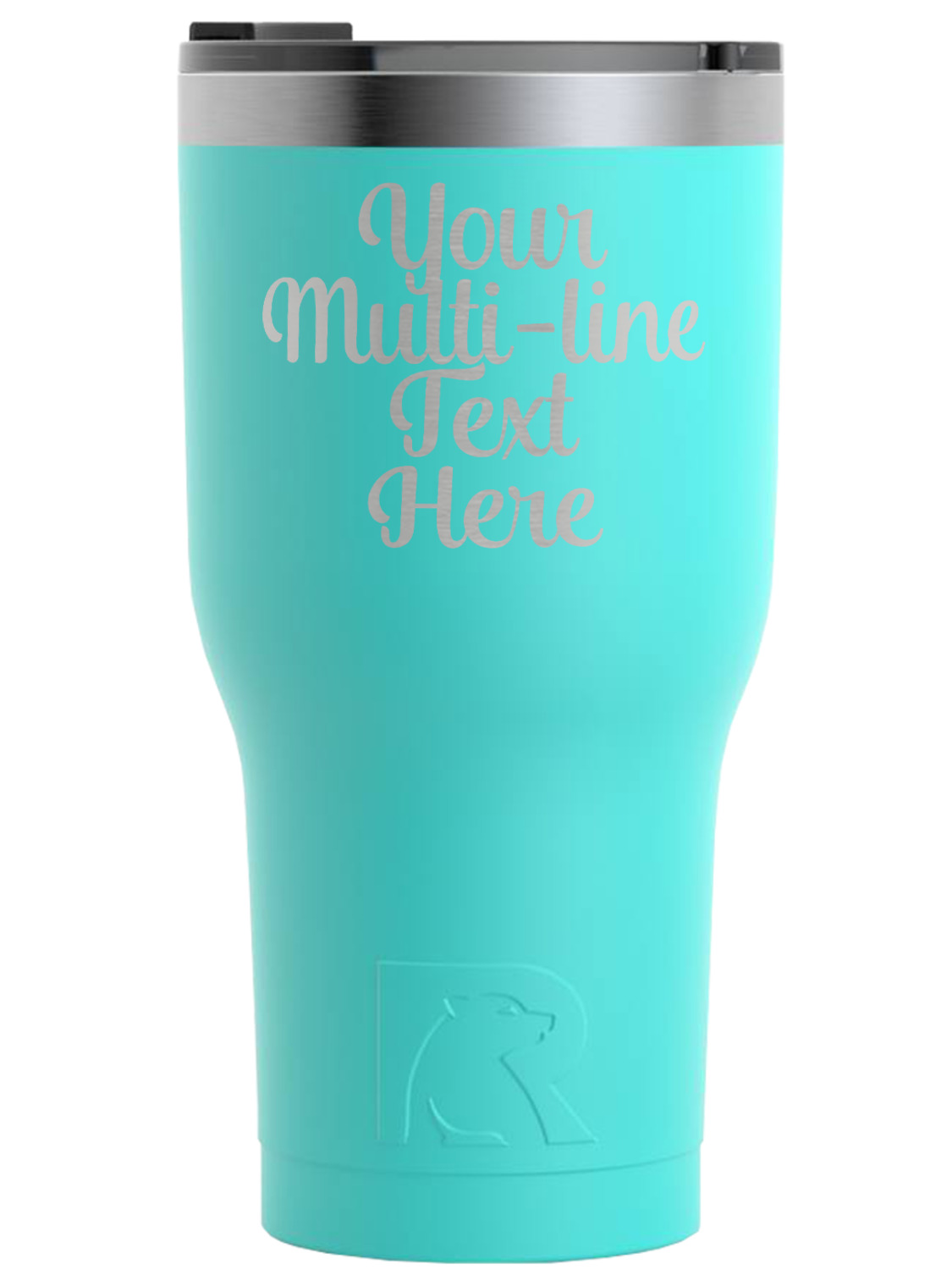 https://www.youcustomizeit.com/common/MAKE/837471/Multiline-Text-Teal-RTIC-Tumbler-Front-3.jpg?lm=1665683647
