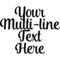 Multiline Text
