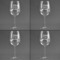 Cool Sayings Set of Four Personalized Wineglasses (Approval)
