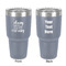Sassy Quotes 30 oz Stainless Steel Tumbler - Grey - Double-Sided