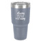 Sassy Quotes 30 oz Stainless Steel Ringneck Tumbler - Grey - Front