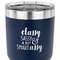 Sassy Quotes 30 oz Stainless Steel Ringneck Tumbler - Navy - CLOSE UP