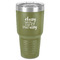 Sassy Quotes 30 oz Stainless Steel Ringneck Tumbler - Olive - Front