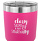 Sassy Quotes 30 oz Stainless Steel Ringneck Tumbler - Pink - CLOSE UP