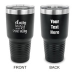 Sassy Quotes 30 oz Stainless Steel Tumbler - Black - Double Sided