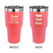Sassy Quotes 30 oz Stainless Steel Tumbler - Coral - Double Sided