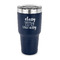 Sassy Quotes 30 oz Stainless Steel Ringneck Tumblers - Navy - FRONT