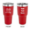 Sassy Quotes 30 oz Stainless Steel Tumbler - Red - Double Sided